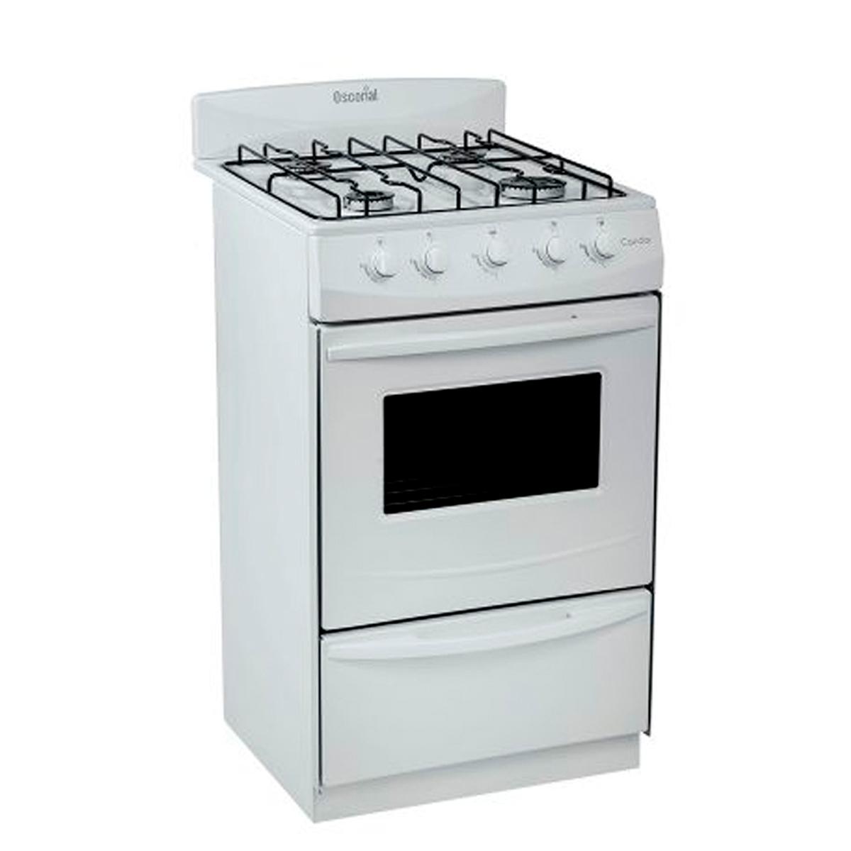 Cocina A Gas Escorial Candor S2 Color Blanco Gas Natural